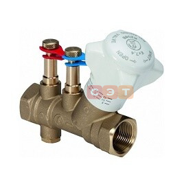 Клапан балансировочный статичный (ВР-ВР, без зонда, со сливом) 1" 1/4